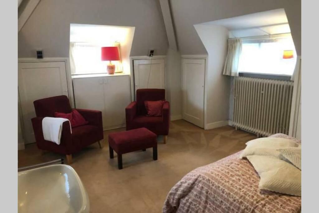 Vrijstaande Rietgedekte Villa Nabij Uitvalswegen Wassenaar Exteriér fotografie